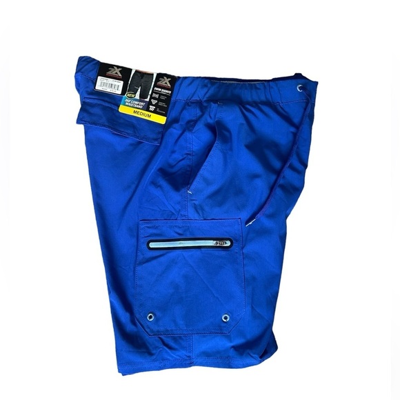 NWT Zeroxposur men’s swim shorts in bright blue size medium - Picture 3 of 9